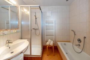 Koupelna v ubytování Gästehaus Herrmann