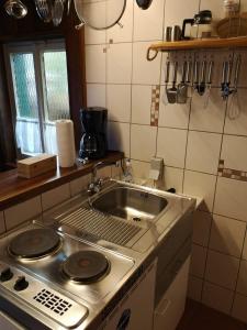 A kitchen or kitchenette at Ferienhof Schmickerath