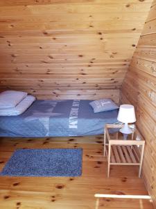 Postel nebo postele na pokoji v ubytování Morska Dębina