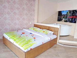Postel nebo postele na pokoji v ubytování Best Apartments in Most City, River View