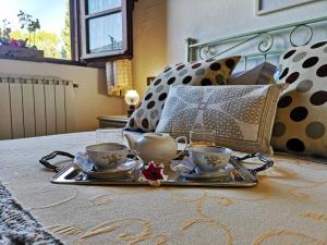 Príslušenstvo na prípravu kávy alebo čaju v ubytovaní Agriturismo Palazzo Conti - B
