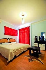 Postel nebo postele na pokoji v ubytování Hotel Lubjana