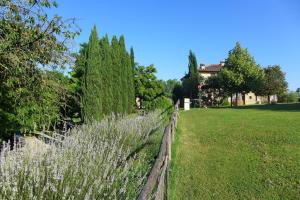 A garden outside La Casa del Contadino