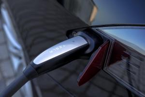 a close up of a rear view mirror on a car at Stadthotel Donauwörth in Donauwörth
