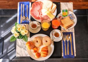 Opciones de desayuno disponibles en Be Italian Flat Duomo