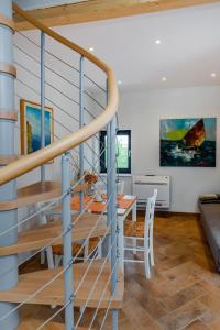 TV a/nebo společenská místnost v ubytování Apartment Li