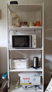 Η κουζίνα ή μικρή κουζίνα στο Studio-cabine au pied des pistes à Super Besse