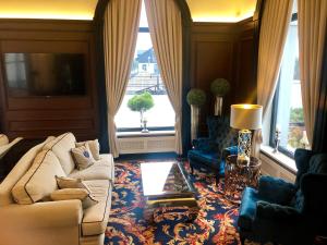 Posezení v ubytování Hotel Mansor