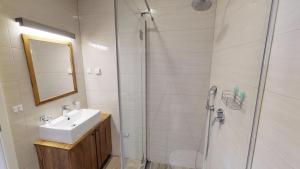 Koupelna v ubytování Čuček Guesthouse