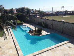 Uitzicht op het zwembad bij Vila Orazio of in de buurt