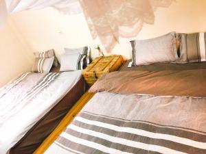 Postel nebo postele na pokoji v ubytování Bao Loc Homestay