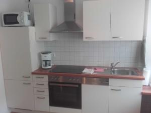 Kuchyň nebo kuchyňský kout v ubytování Ferienwohnung Berger