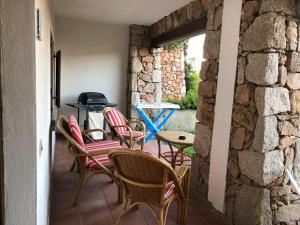 A seating area at Trilocale I Fari