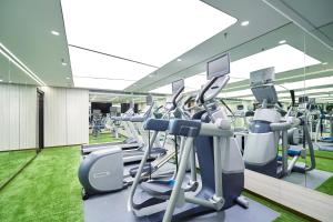 Das Fitnesscenter und/oder die Fitnesseinrichtungen in der Unterkunft Hotel COZi Oasis