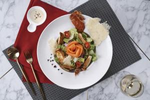 Essen im Hotel oder in der Nähe