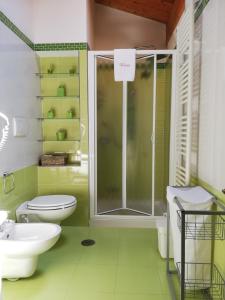 Koupelna v ubytování B&B Domus Traiani Benevento