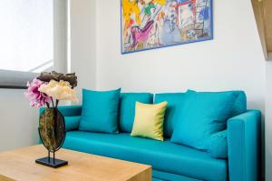 אזור ישיבה ב-Talos Luxury Suites