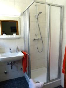 Koupelna v ubytování Hotel Trutzpfaff + 37 fotografií