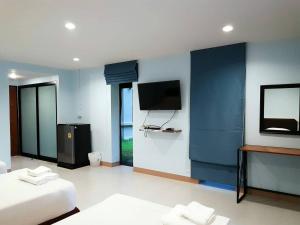 TV a/nebo společenská místnost v ubytování Sophia Resort
