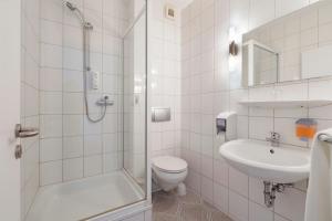 Bathroom sa Hotel Imota