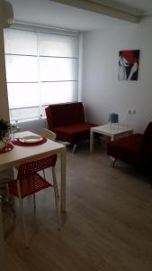 Posedenie v ubytovaní Apartamento Moriones A. A150 m del mar en centro de ciudad