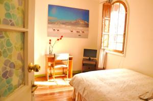 Postel nebo postele na pokoji v ubytování Tralkan B&B