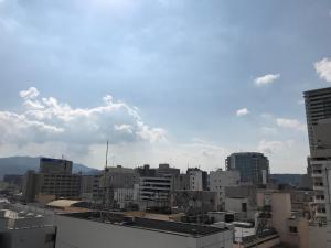 福山景观或在旅舍看到的城市景观