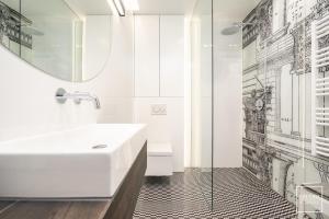 Koupelna v ubytování Apartamenty Premium Wadowice