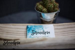 卡塞雷斯Serendipia的坐在桌子上边吃着一杯食物的书