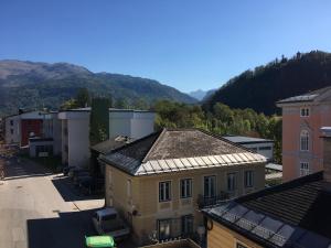 widok miasta z góry w tle w obiekcie Apartment ANKA w mieście Bad Ischl