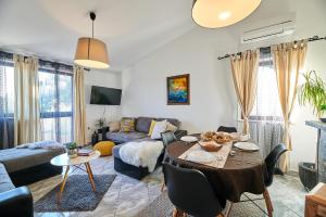 Posezení v ubytování Apartments Noa
