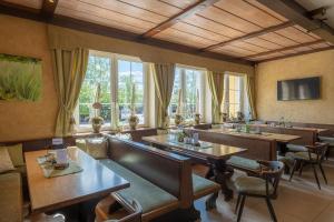 Televízia a/alebo spoločenská miestnosť v ubytovaní BIRKENHOF GOLS - B & B - Wohlfühl Hotel mit Wochenend-Restaurant
