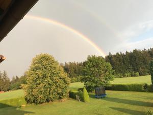 SeewaldにあるFerienhaus Waldblickの空虹