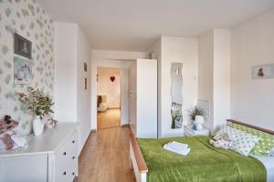 Postel nebo postele na pokoji v ubytování Apartment U Medvídka