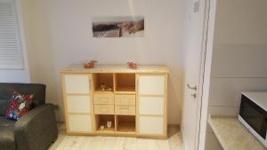 TV a/nebo společenská místnost v ubytování Apartment Feldmann