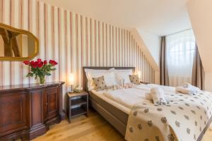 Posteľ alebo postele v izbe v ubytovaní Wellness & Spa hotel Villa Regenhart