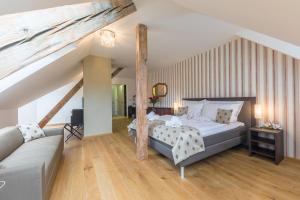 Posteľ alebo postele v izbe v ubytovaní Wellness & Spa hotel Villa Regenhart