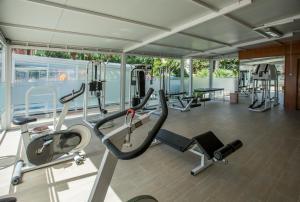 Fitness centrum a/nebo fitness zařízení v ubytování Magic Villa de Benidorm