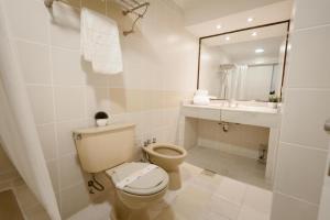 Koupelna v ubytování Hotel Arenal