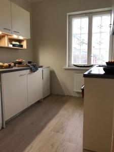 Kuchyň nebo kuchyňský kout v ubytování Guest house in Dobele city center- Pilsētas Māja