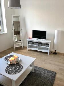 TV a/nebo společenská místnost v ubytování Útulný apartmán na Dolní Moravě + 34 fotografií