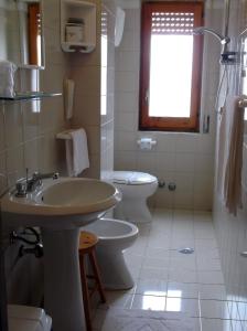 Koupelna v ubytování Hotel Il Vulcano