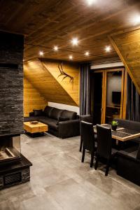 Część wypoczynkowa w obiekcie Apartament Mountain Chalet