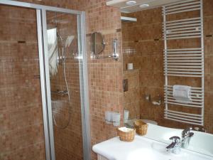 Kúpeľňa v ubytovaní Öreg Malom Hotel