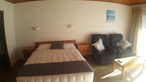 Postel nebo postele na pokoji v ubytování Austria Motel