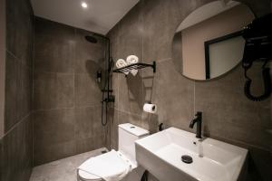 Koupelna v ubytování Eureka Hotel Penang