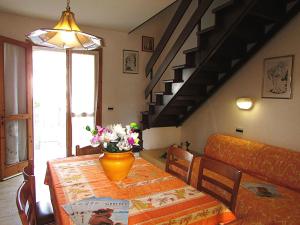 A seating area at Andrea
