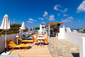 Balkón alebo terasa v ubytovaní Okirroi Villas Chersonissos