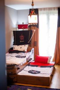Postel nebo postele na pokoji v ubytování A Hoteli - Hotel Slatina
