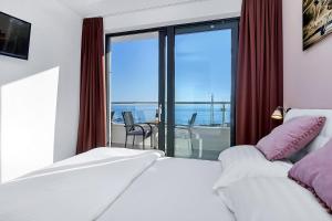 Posteľ alebo postele v izbe v ubytovaní Holiday home Anja